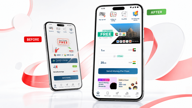 Money transfer redesign